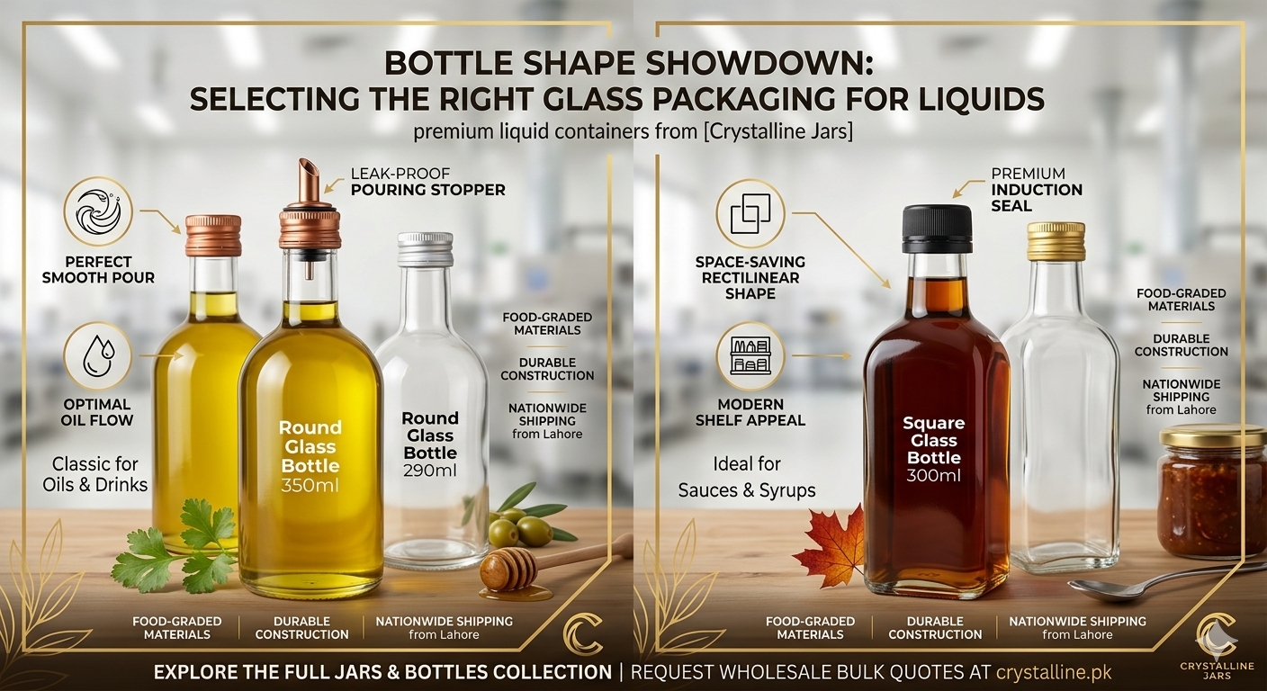 Glass Bottles for Oil, Syrup & Beverages: A Packaging Guide